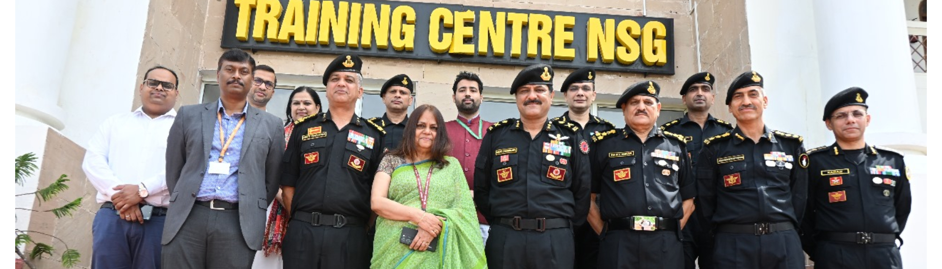 NIESBUD Director General visit Manesar campus of National Security Guard